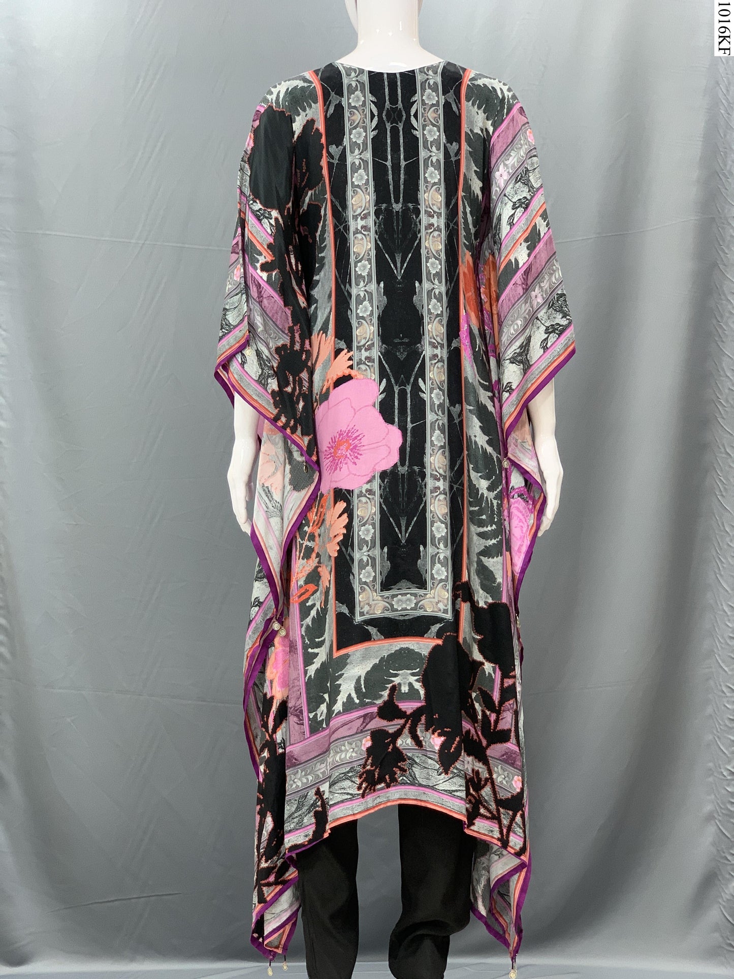 Kaftan Set - 7238 FW BK