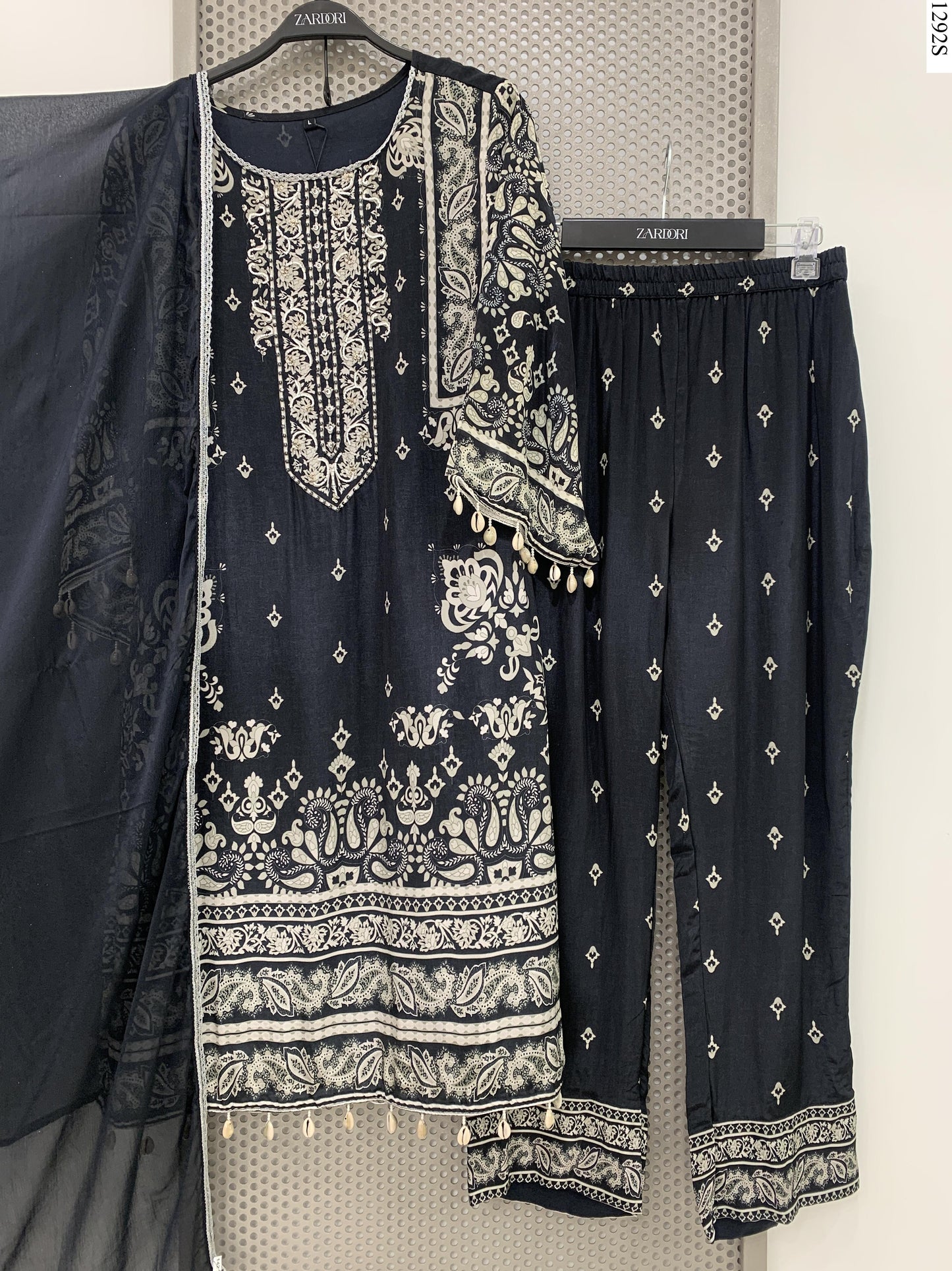 3Pcs Suit - MI-5931 MR BK
