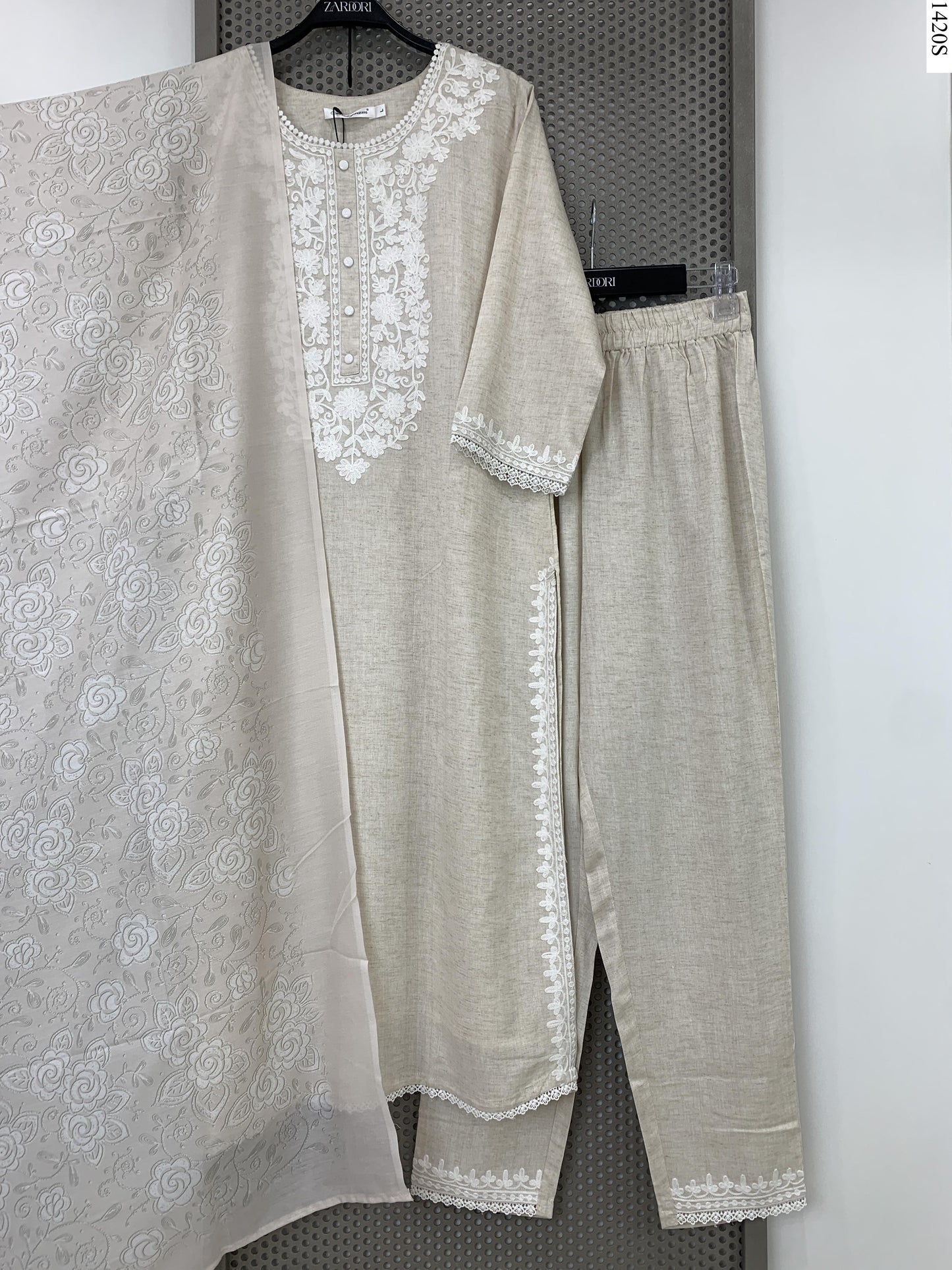 3Pcs Suit - SKD1918 HL BE