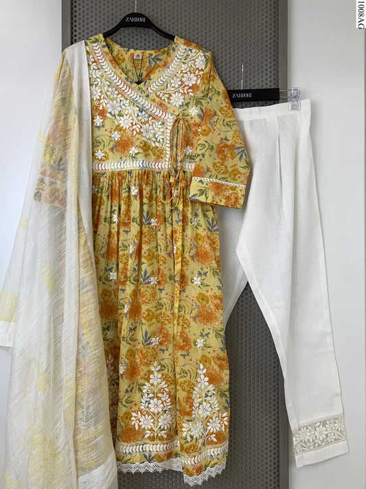 Angrakha Suit - A-312 JJ Y
