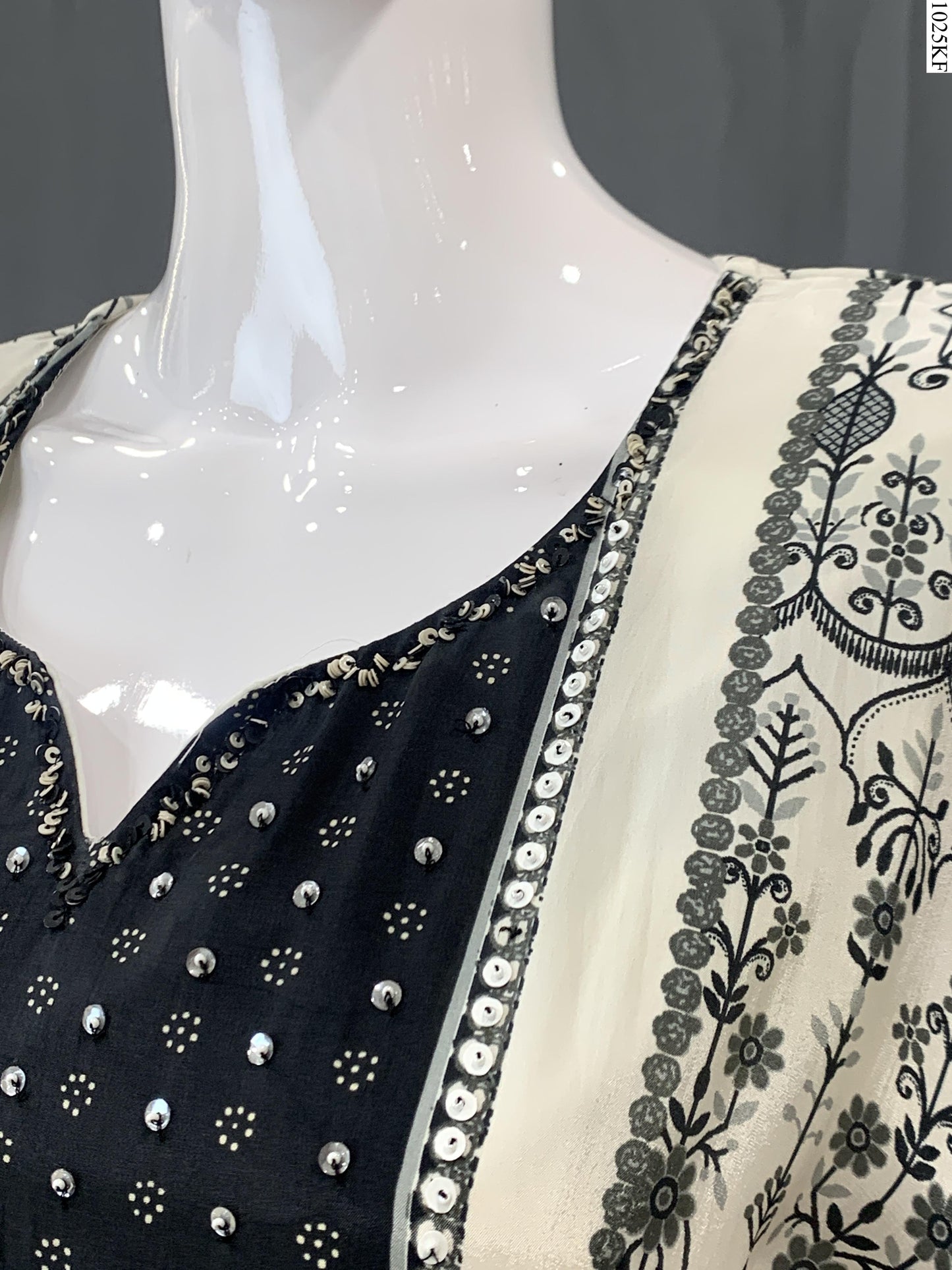 Kaftan Set - MI-5916 MR BK