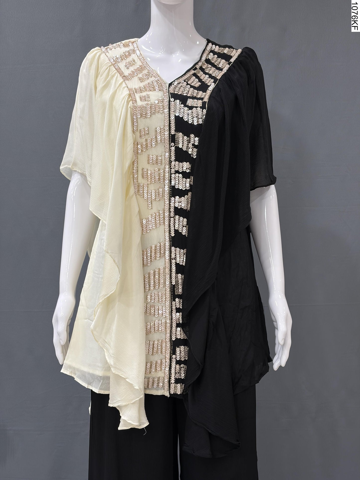 Kaftan Set - MI-7601 MR BK 8