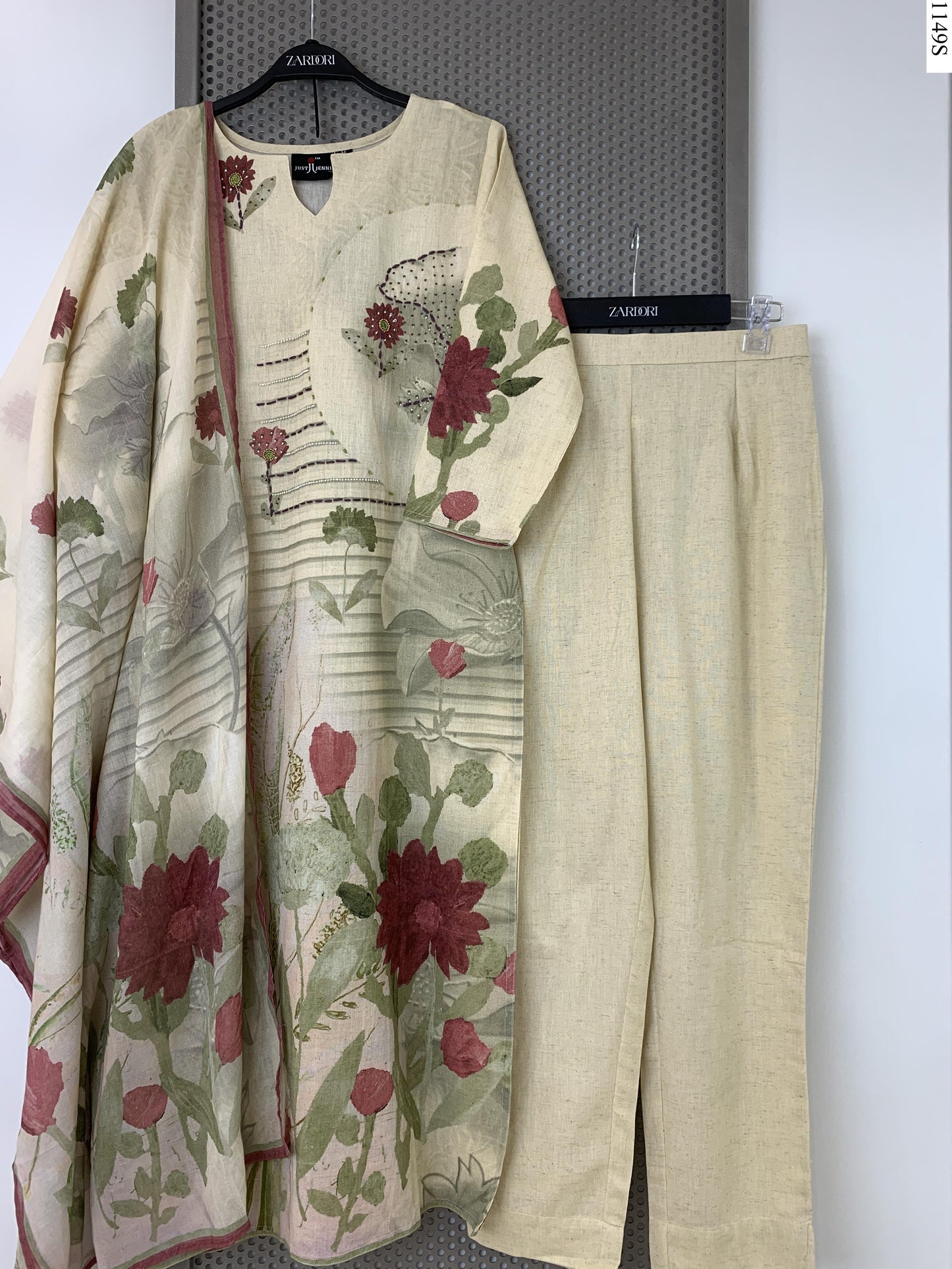 3Pcs Suit - D-834 JJ BE