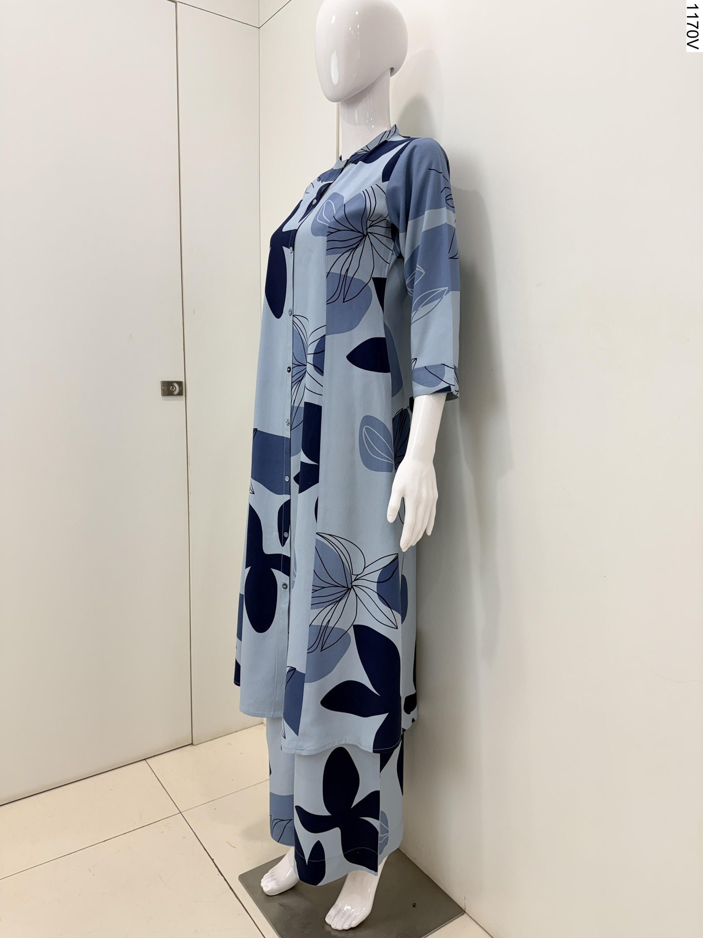 2Pcs Suit - 3562 BE SKY