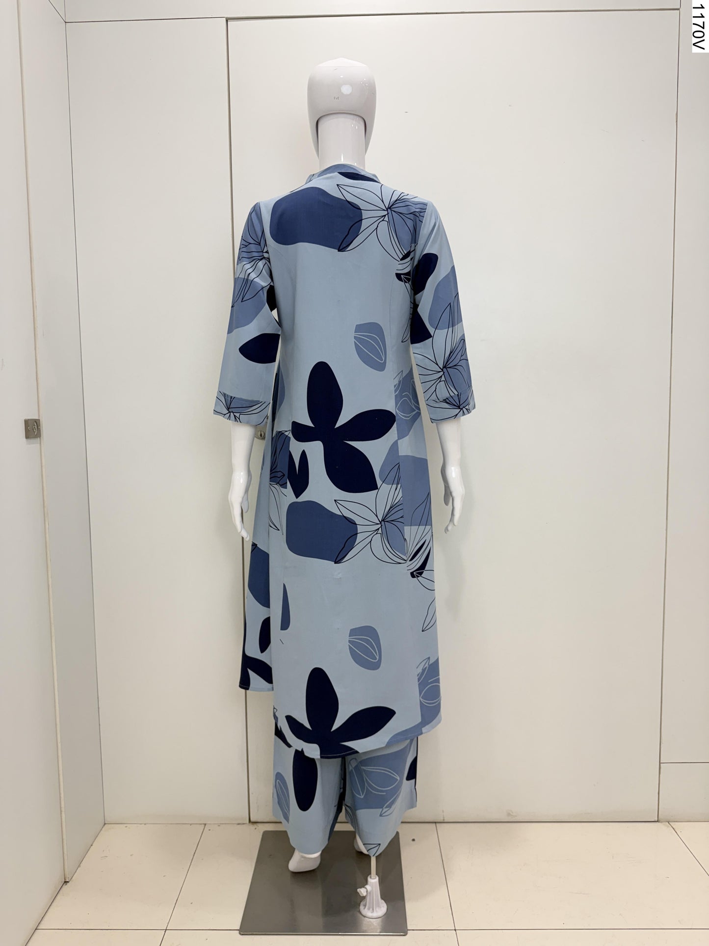 2Pcs Suit - 3562 BE SKY