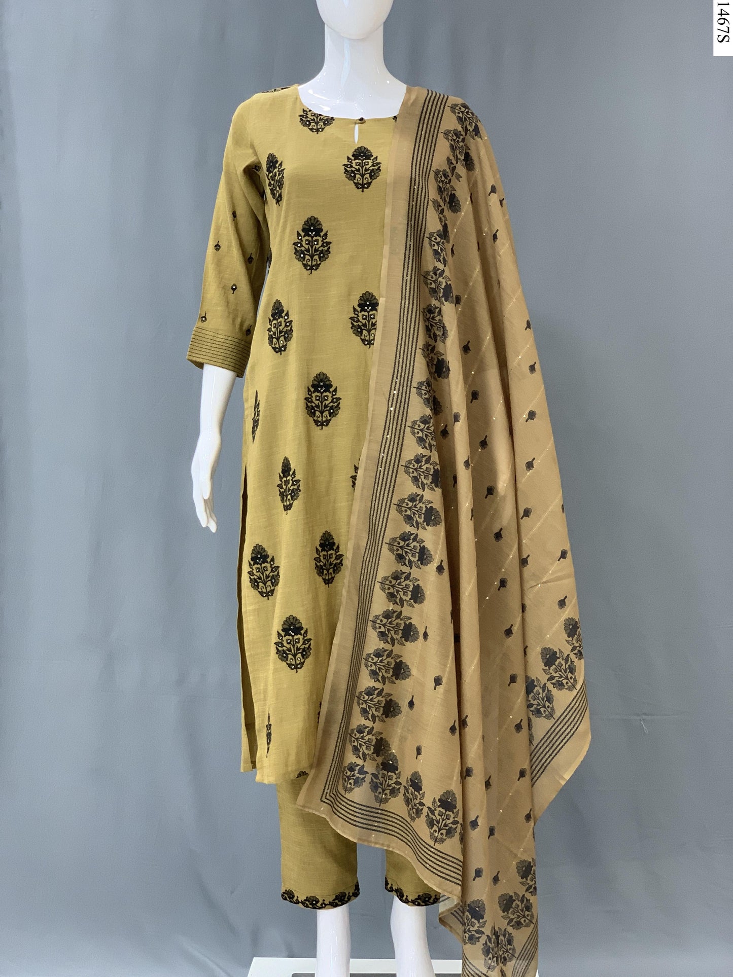 3Pcs Suit - 3637 NY MS