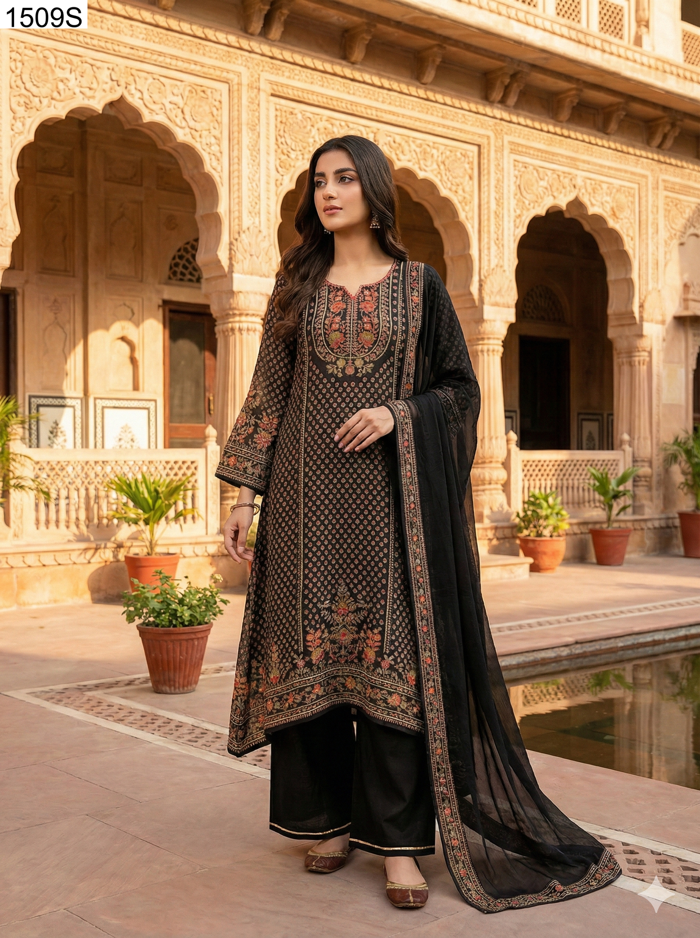 3Pcs Suit - 3620 PS BK