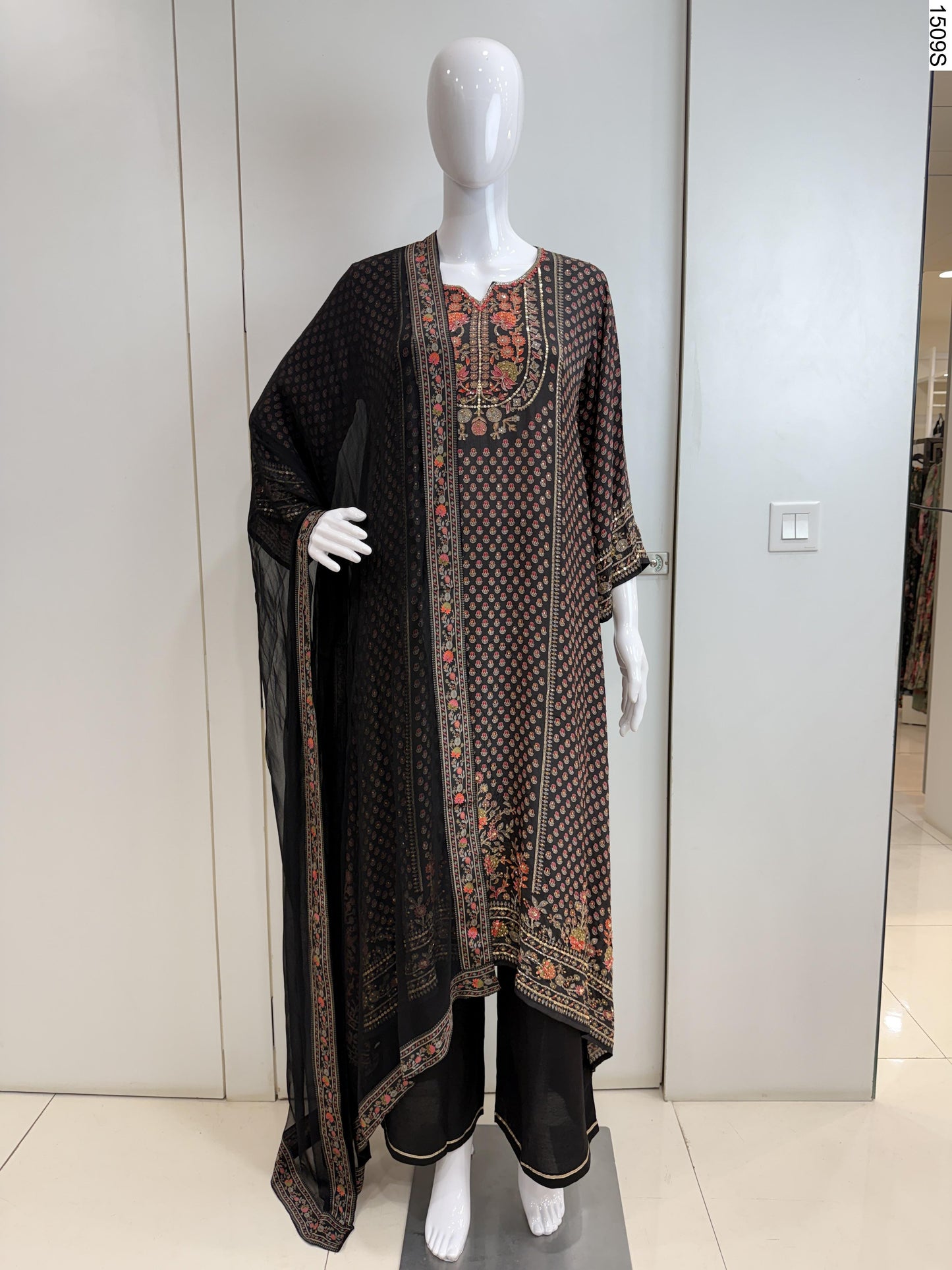3Pcs Suit - 3620 PS BK