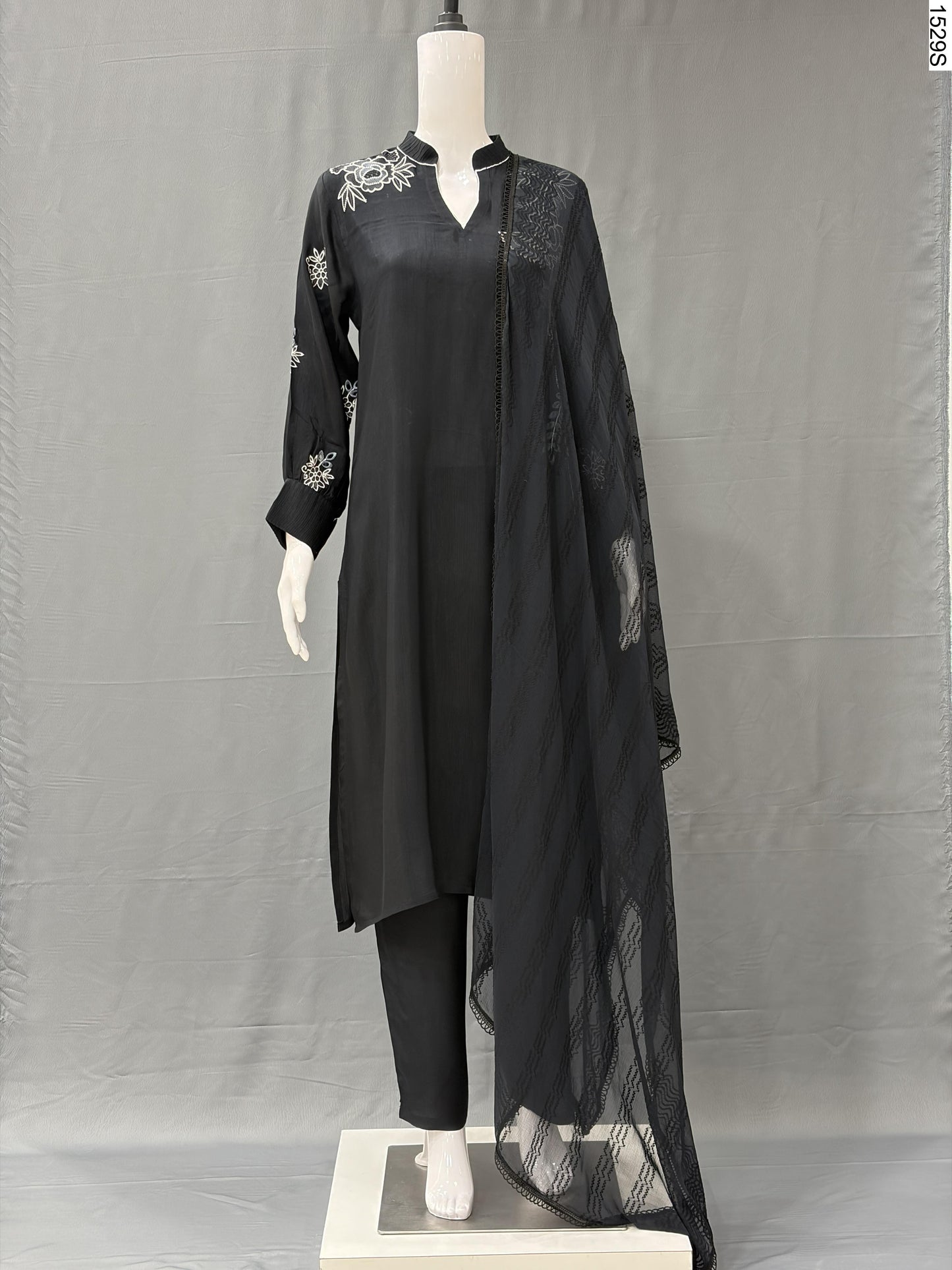 3Pcs Suit - AW25002 NU BK 5