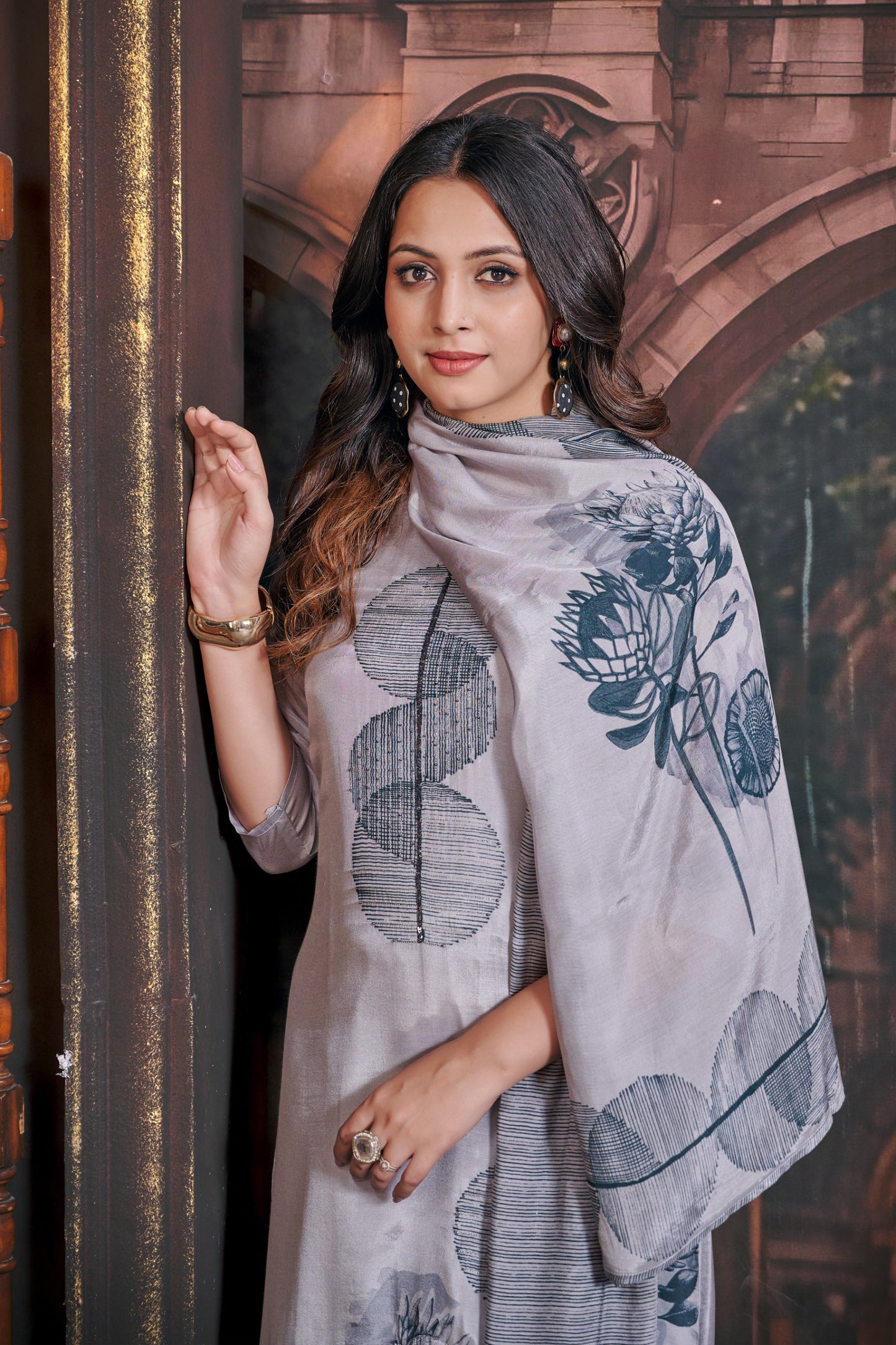 3Pcs Suit - 2041 JAL GY